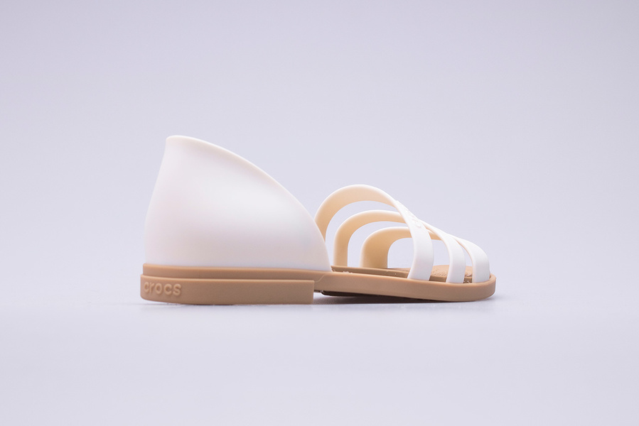 Sandały Crocs Tulum Open Flat W 206109-1CQ