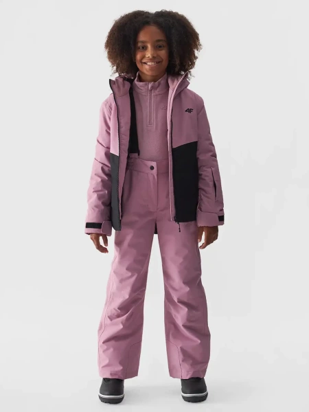 Kurtka dziecięca zimowa narciarska 4F 4FJWAW24TTJAF542-56S