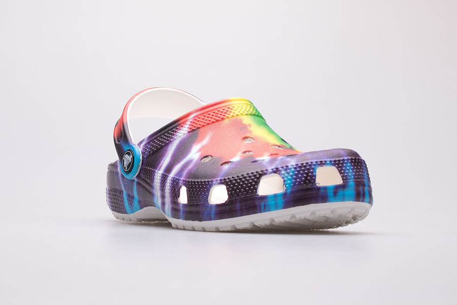 Chodaki Crocs TIE DYE GRAPHIC KIDS 206995-90H