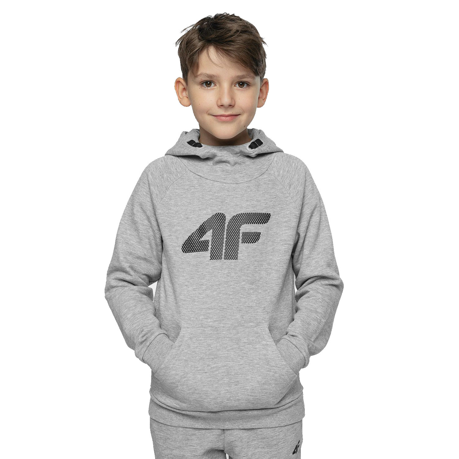 Bluza dziecięca z kapturem 4F HJZ21-JBLM001-27M