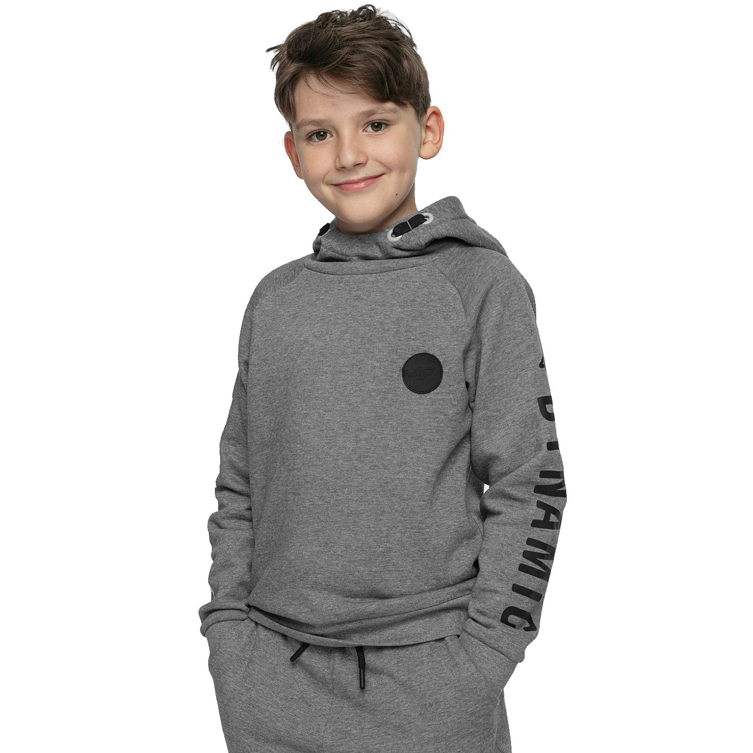 Bluza dziecięca z kapturem 4F HJZ21-JBLM006A-23M