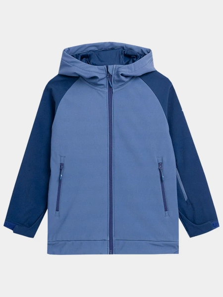 Kurtka dziecięca softshell 4F 4FJAW23TSOFM154-33S