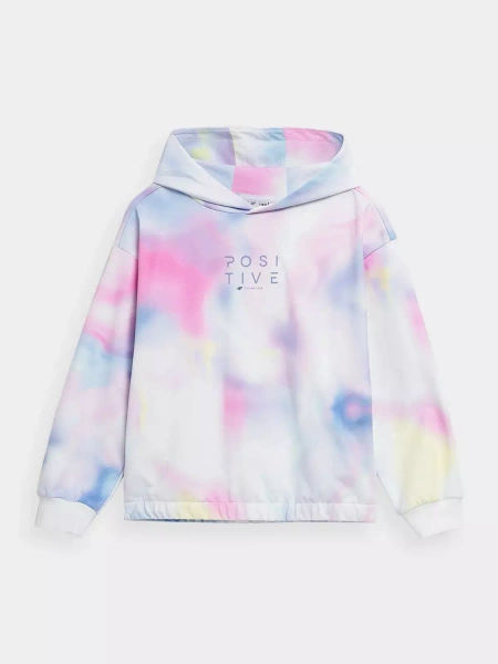 Bluza dziecięca z kapturem 4F 4FJSS23TSWSF275-91A
