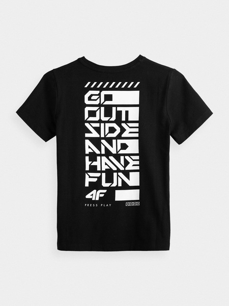Koszulka dziecięca 4F HJZ21-JTSM007B-20S