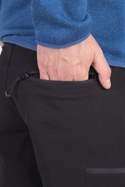 Spodnie męskie trekkingowe BERGSON HARRAN 4W BLACK