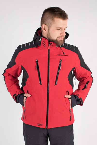 Kurtka męska BERGSON RACE-X RED BRG00036