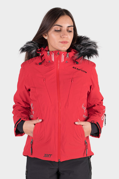 Kurtka damska BERGSON ICEBIRD STX RED BRG00038