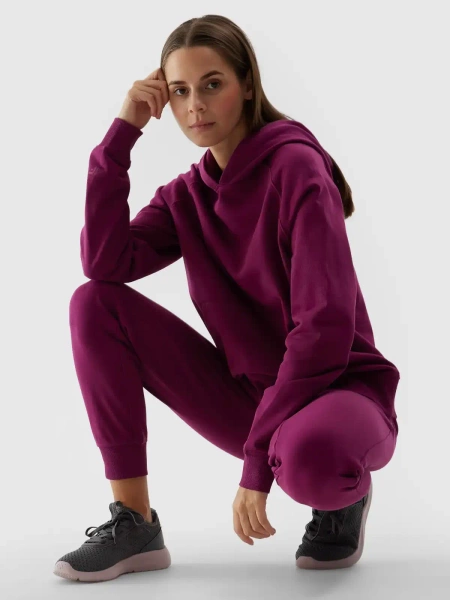 Bluza damska z kapturem 4F 4FWSS24TSWSF0955-51S 