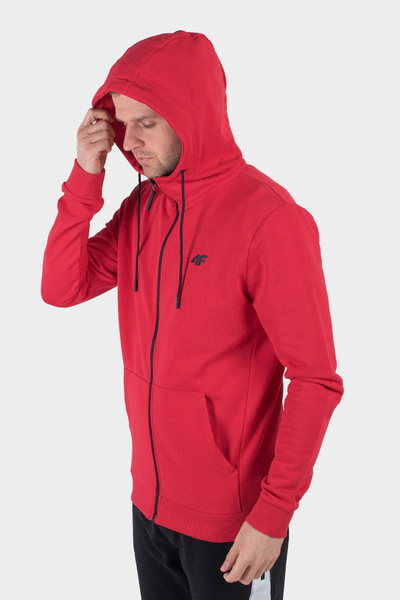 Bluza męska z kapturem rozpinana 4F NOSH4-BLM004-62S