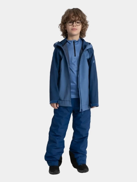 Kurtka dziecięca softshell 4F 4FJAW23TSOFM154-33S