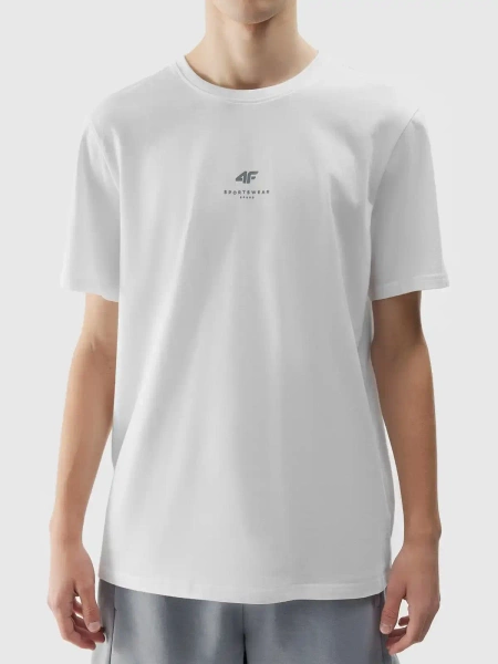 Koszulka męska 4F 4FWSS24TTSHM1282-10S 
