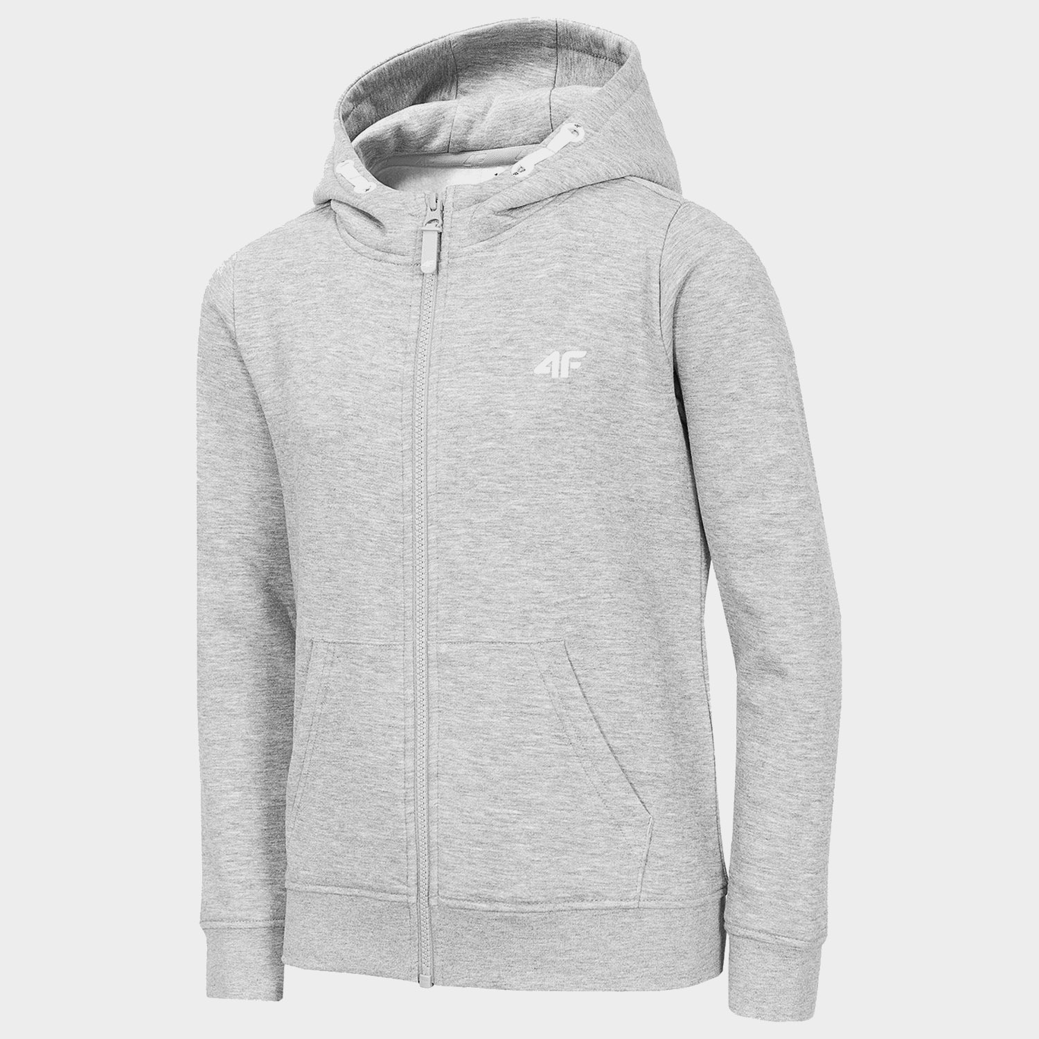Bluza dziecięca z kapturem rozpinana 4F HJZ20-JBLD001-25M
