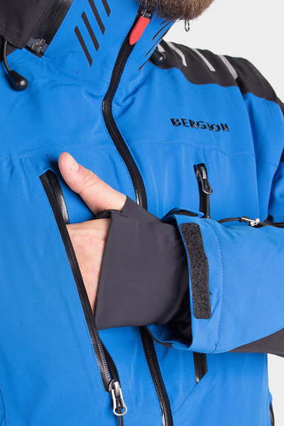 Kurtka męska BERGSON RACE-X BLUE BRG00036