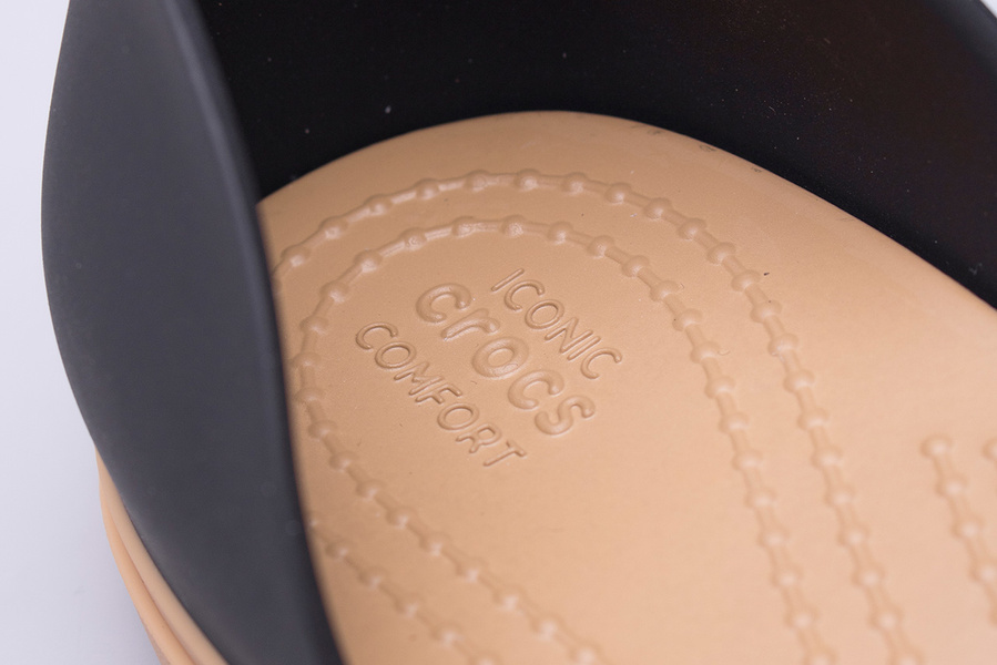 Sandały Crocs Tulum Open Flat W 206109-00W