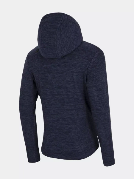 Bluza męska z kapturem rozpinana polarowa 4F H4Z22-PLM351-30M