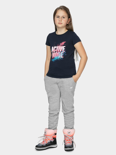 Spodnie dresowe dziecięce 4F HJZ21-JSPDD001A-27M