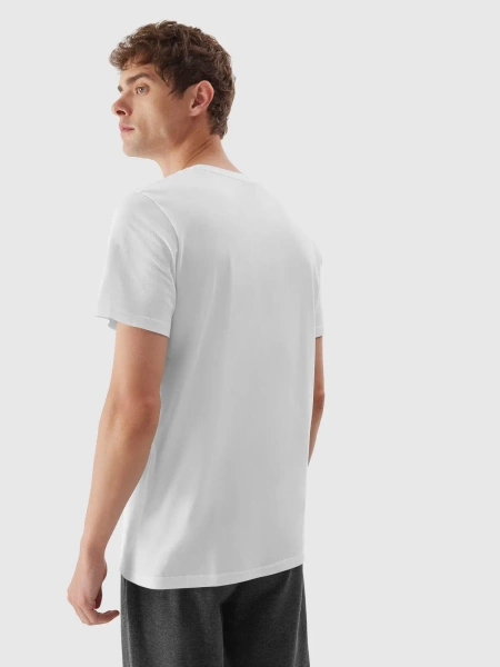 Koszulka męska 4F 4FWSS24TTSHM1155-10S 