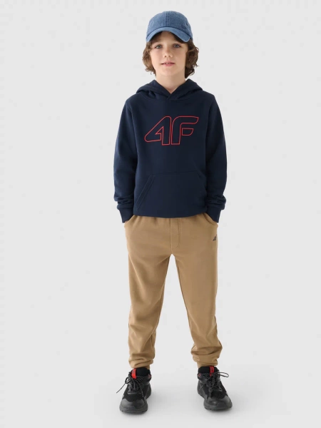 Bluza dziecięca z kapturem 4F 4FJWMM00TSWSM1292-31S