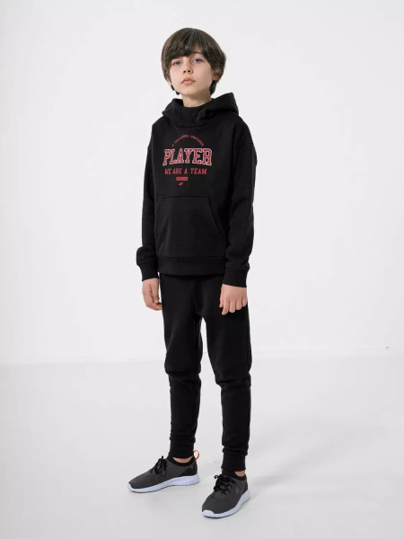 Bluza dziecięca z kapturem 4F HJZ22-JBLM006-20S