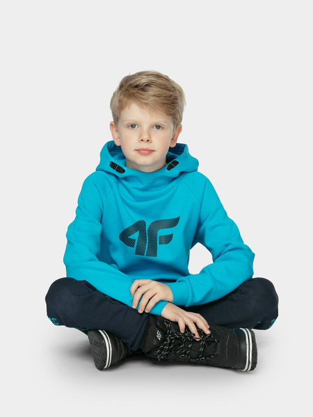 Bluza dziecięca z kapturem 4F HJZ21-JBLM001C-33S