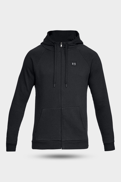 Bluza męska z kapturem rozpinana Under Armour RIVAL HOODIE 1320737-001