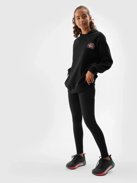 Bluza dziecięca z kapturem 4F 4FJAW23TSWSF642-20S