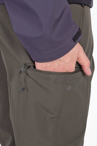 Spodnie męskie trekkingowe BERGSON HARRAN 4W ARMY GREEN