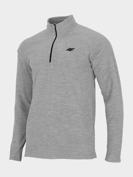 Bluza męska z kapturem rozpinana polarowa 4F H4Z21-BIMP030-27M