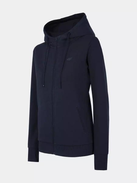 Bluza damska z kapturem rozpinana 4F H4Z22-BLD353-31S