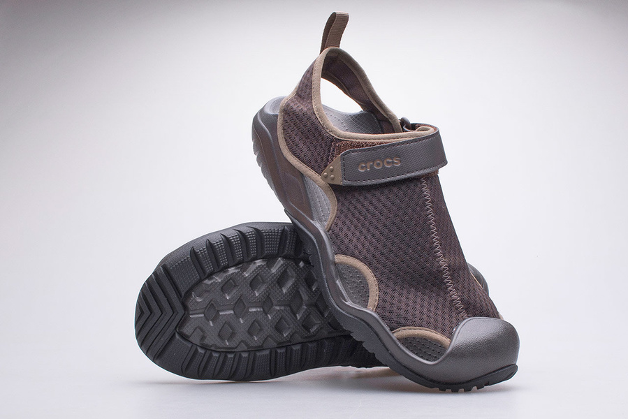 Sandały CROCS SWIFTWATER SANDAL Mesh Deck 205289-206