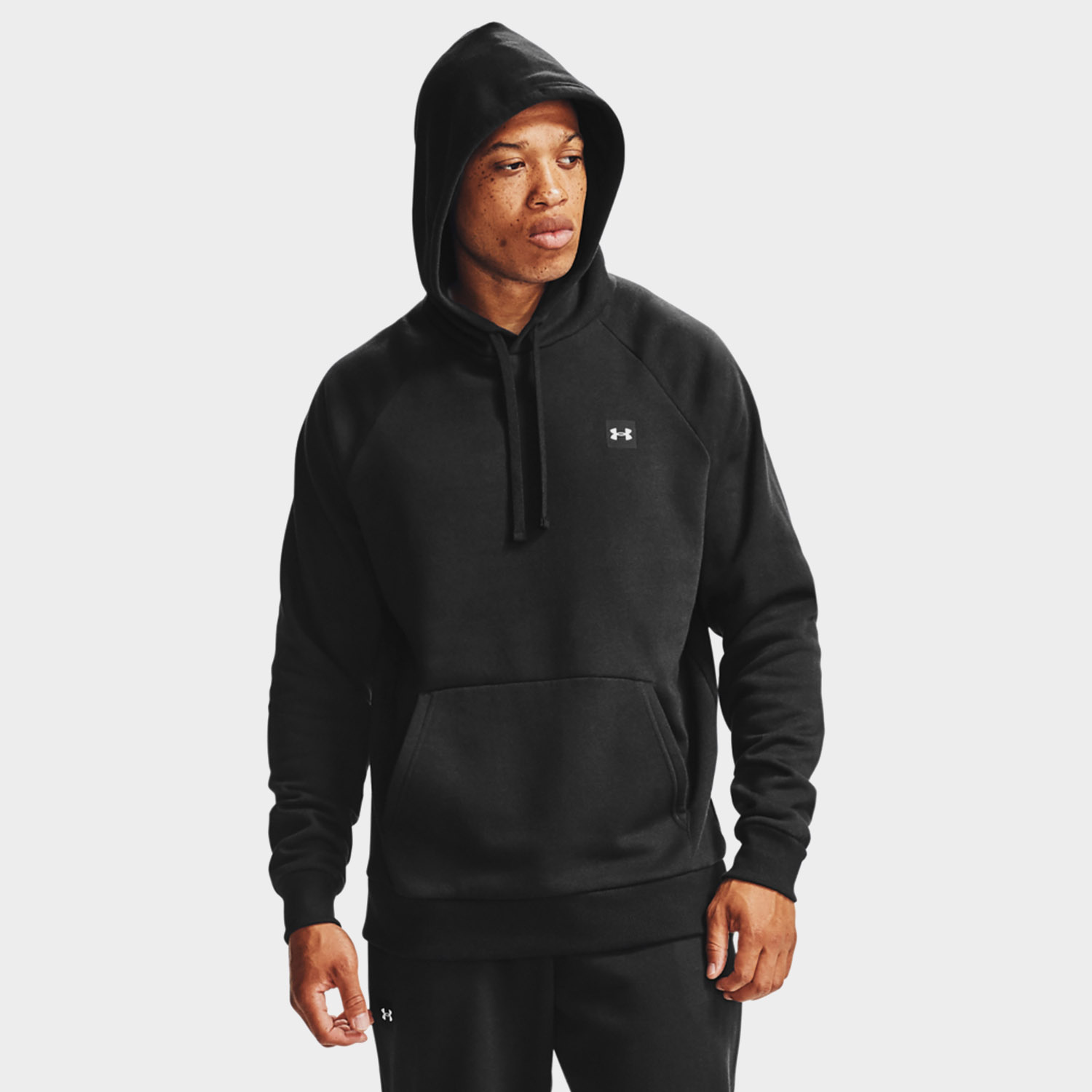 Bluza męska z kapturem Under Armour RIVAL HOODIE 1357092-001