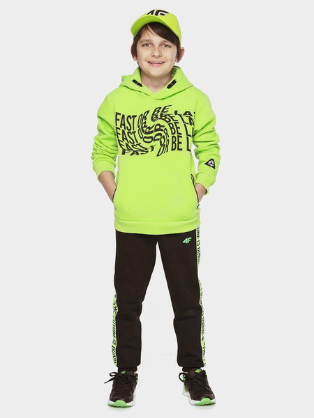 Bluza dziecięca z kapturem 4F HJL21-JBLM003-45N