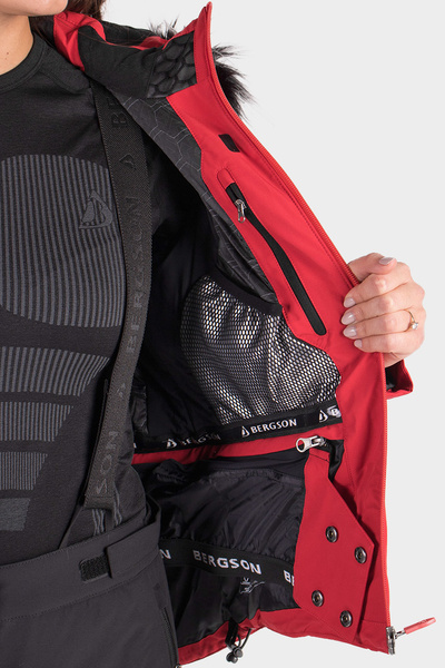 Kurtka damska BERGSON ICEBIRD STX RED BRG00038