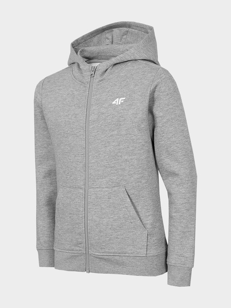 Bluza dziecięca z kapturem rozpinana 4F  HJL22-JBLD001-27M