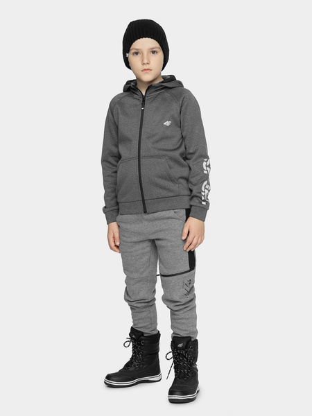 Bluza dziecięca z kapturem rozpinana HJZ21-JPLM001-23M