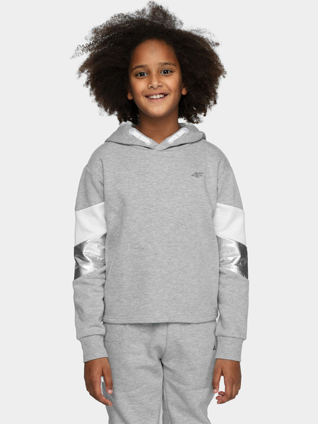 Bluza dziecięca z kapturem 4F HJZ21-JBLD005-27M