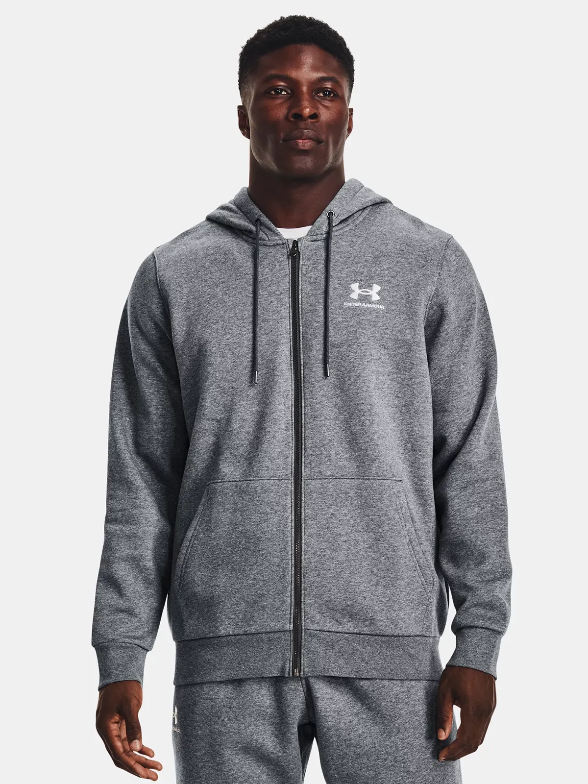 Bluza męska z kapturem rozpinana Under Armour 1373881-012 