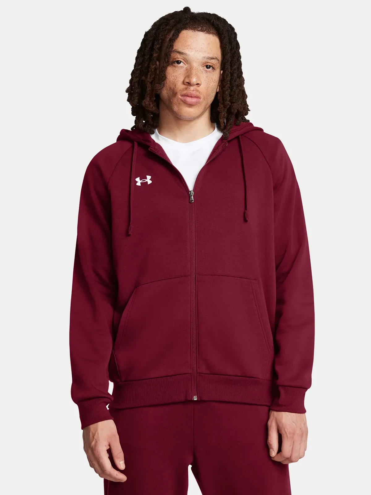 Bluza męska z kapturem rozpinana Under Armour 1379767-625