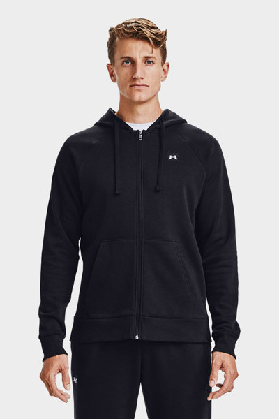 Bluza męska z kapturem rozpinana Under Armour RIVAL FLEECE 1357111-001