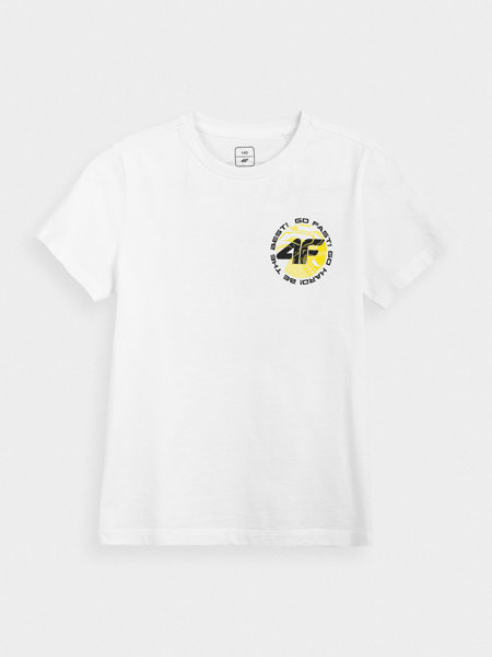 Koszulka dziecięca 4F HJL21-JTSM008A-10S