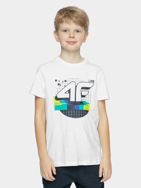Koszulka dziecięca 4F HJZ21-JTSM003-10S