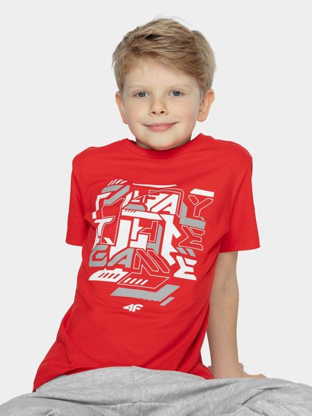 Koszulka dziecięca 4F HJZ21-JTSM006-62S