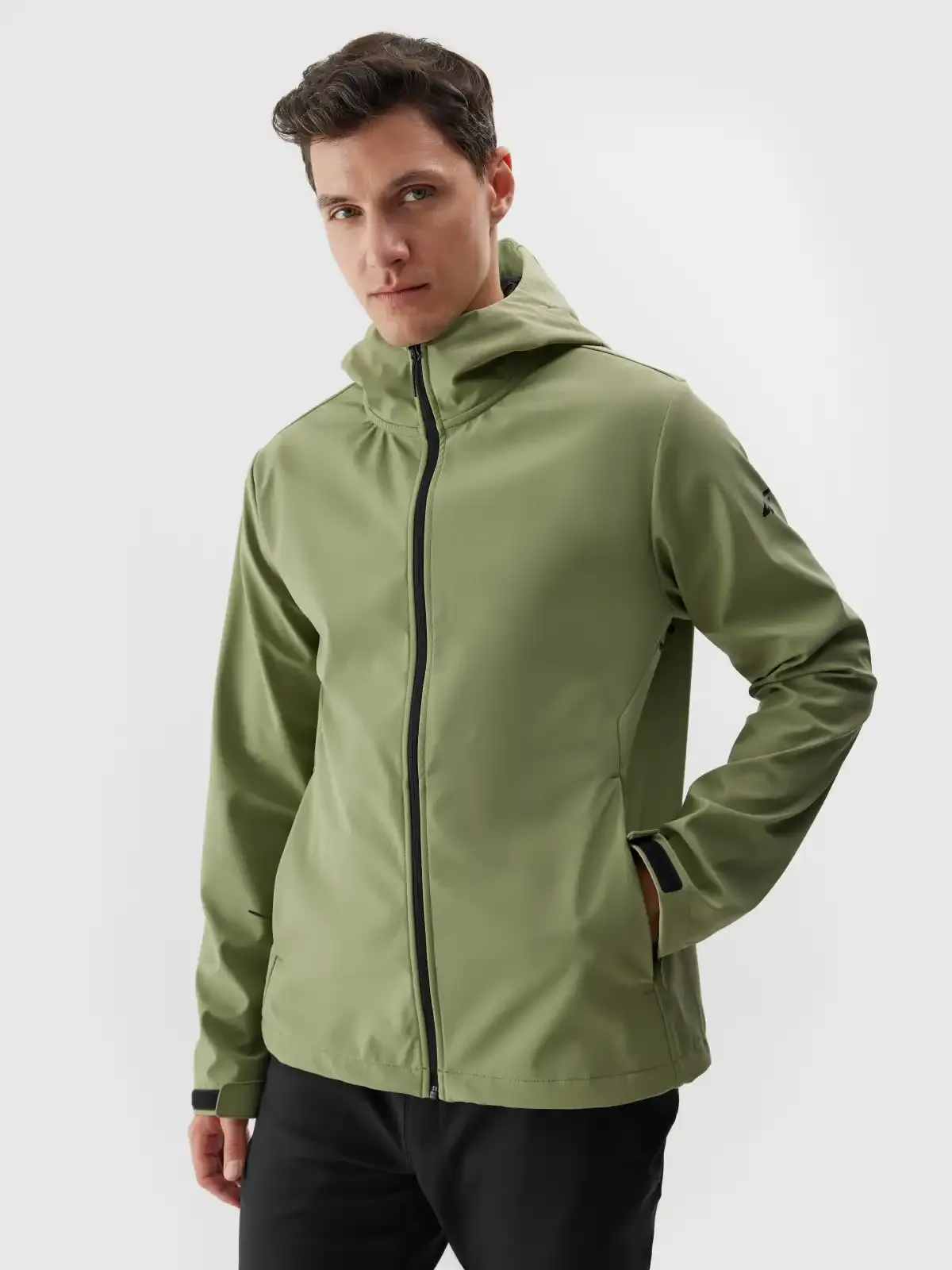 Kurtka męska softshell wiatroodporna 4F 4FWAW24TSOFM283-43S